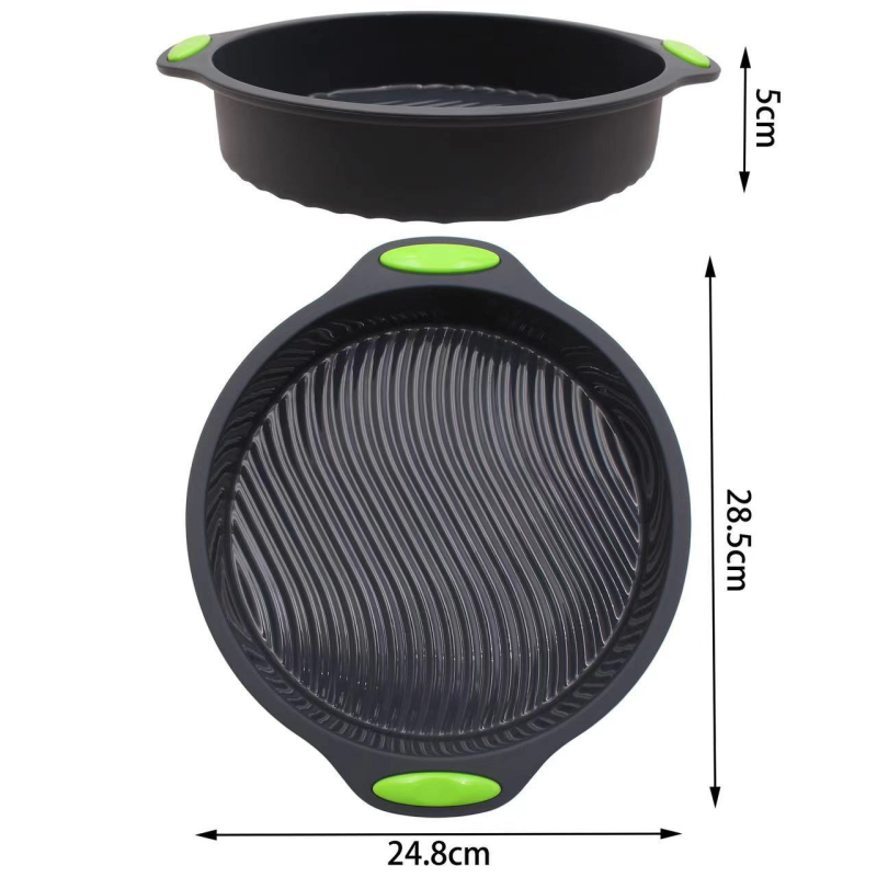 Silikoninė torto forma duonos forma skrebučių kepimo skarda diskas šifono torto forma spurgų keksiukų puodelis kepėjas