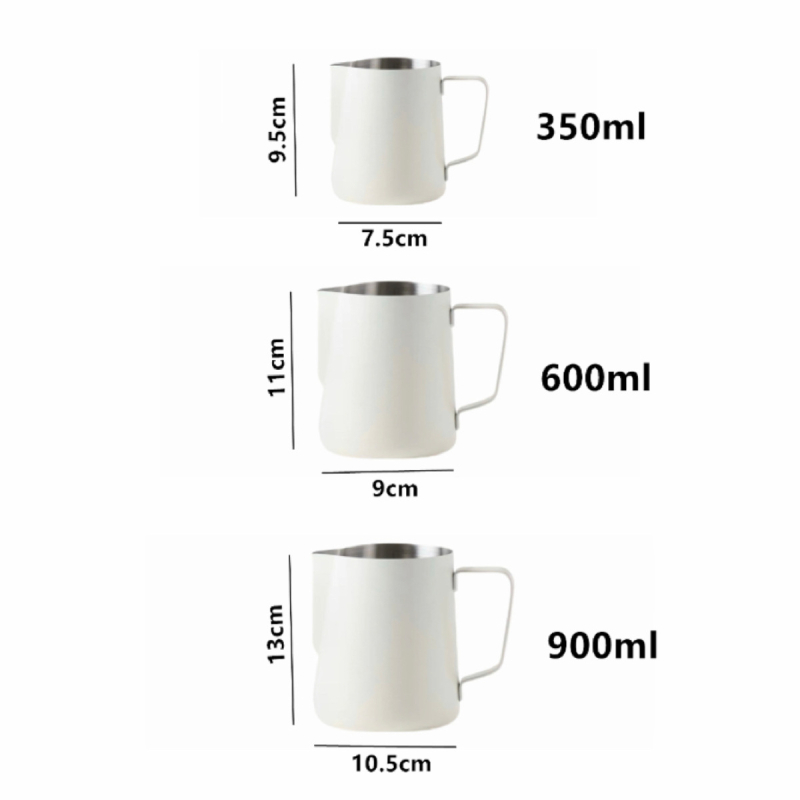 Borcan de ceară pentru flori de cafea, cu cântar din oțel inoxidabil, cu gură ascuțită, ceașcă de flori, cafenea, borcan de spumare a laptelui, ceașcă de ceară pentru topire