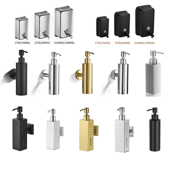 Μηχανική Ξενοδοχείο από ανοξείδωτο χάλυβα Διανομέας σαπουνιού Επιτοίχιο σαμπουάν Αφρόλουτρο Υπο-μπουκάλι Πρέσα καθαρισμού υγρού μπουκαλιού Σαπούνι υγρού μπουκαλιού