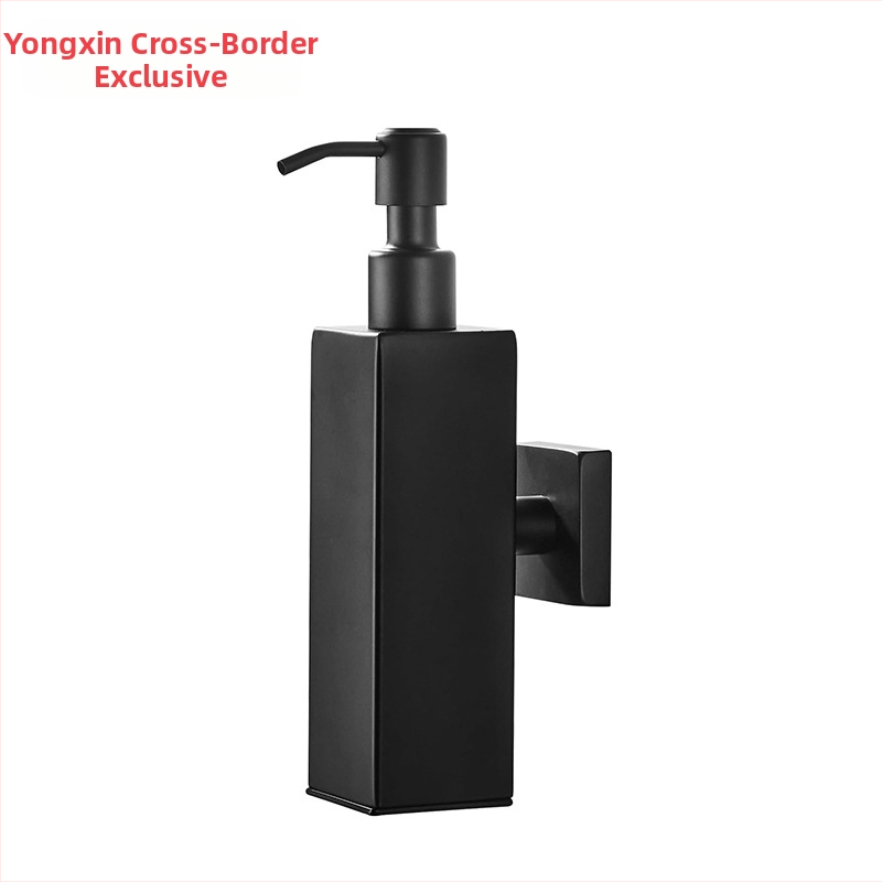 Инженерен хотелски дозатор за сапун от неръждаема стомана, монтиран на стена, шампоан, душ гел, преса за бутилки, почистваща течност, бутилка, сапун, течност