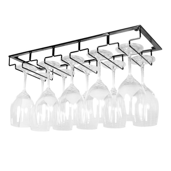 Európai stílusú kreatív borospohártartó, függő borospohár, könnyű, luxus, csúcskategóriás pohártartó, dupla soros, fordított bortartó