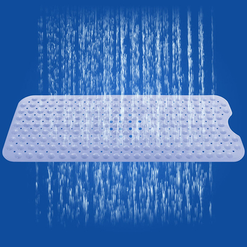 Amazon BSR ülipikk 100x40cm libisemiskindel vannitoamatt, keskkonnakaitse, maitsetu dušimati iminapp