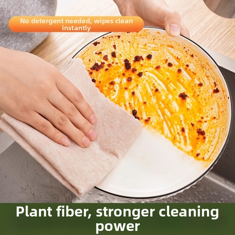Кърпа за миене на съдове Luffa Rag за кухня без масло, лесна за почистване, 2024 г., нова фабрика за абсорбиращи влакна за почистване на домакински продукти