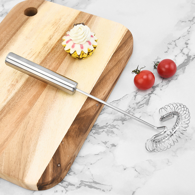 Novi ručni mikser za jaja s oprugom, pjenilica za mlijeko, kućanski mali blender za kavu, kozje mlijeko, pjenilica za mlijeko veleprodaja