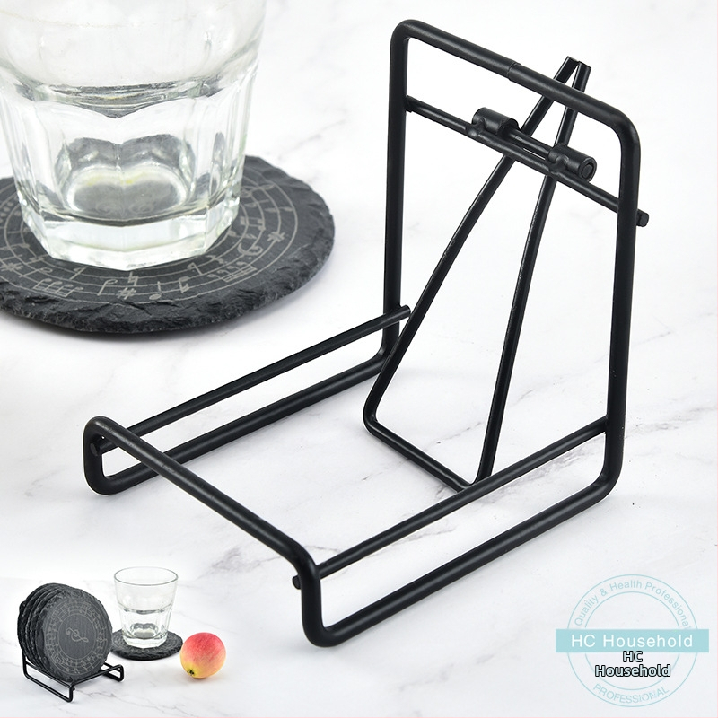 Virtuvės šilumos izoliacija, padėkliukų lentyna, kūrybinga padėkliukų lentyna, virtuvės daugiafunkcinė geležinė lentynėlė, laikymo lentynėlė