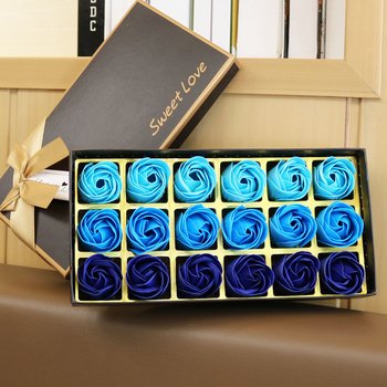 18 roosi seebilillede kinkekarbid, väikesed kingitused üritustele, praktilised kingitused, suveniirid, seebililled piiriülene kohaletoimetamine