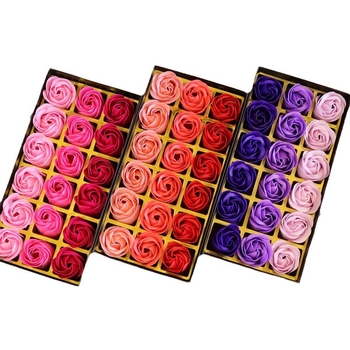 18 roosi seebilillede kinkekarbid, väikesed kingitused üritustele, praktilised kingitused, suveniirid, seebililled piiriülene kohaletoimetamine