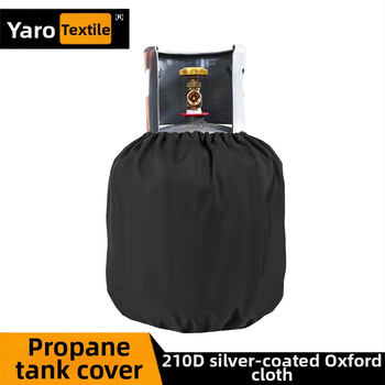 Allikastootjate piiriülene välistingimustes kasutatav väikese propaanipaagi kate 210D Oxfordi riidest bensiinipaagi kate veekindel päikesekaitsetolmukate