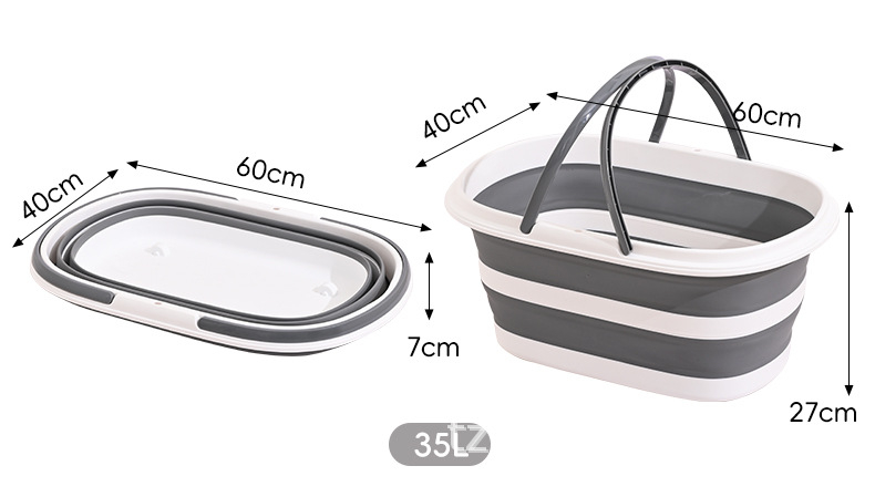 Lauko stovyklavimo pikniko automobilis nešiojamas sandėliavimas sulankstomas kibiras ir nešvarių drabužių krepšys buitinis prie sienos tvirtinamas vonios kambario skalbinių krepšys