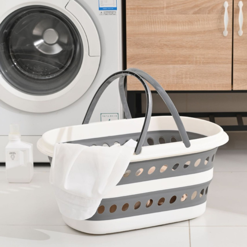 Lauko stovyklavimo pikniko automobilis nešiojamas sandėliavimas sulankstomas kibiras ir nešvarių drabužių krepšys buitinis prie sienos tvirtinamas vonios kambario skalbinių krepšys