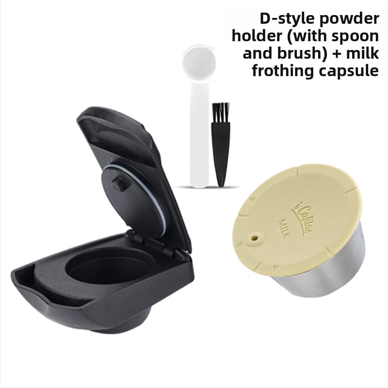 „Duoqu Kusi“ keitiklio miltelių kaiščių keitiklio ciklas vietoj kavos aparato kapsulės apvalkalo, maistiniu būdu užpildyti kavos milteliai