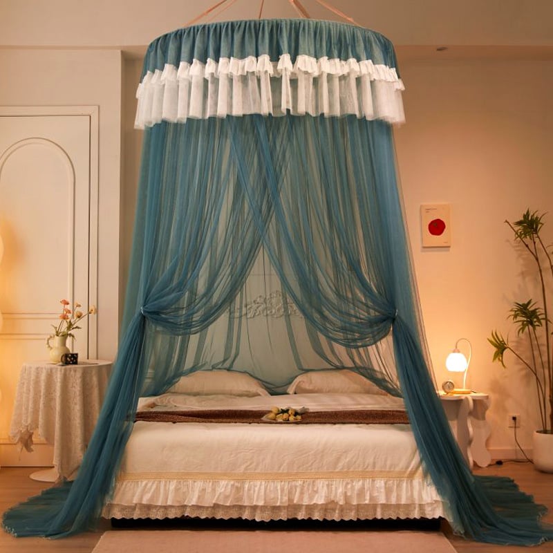 Uus sääsevõrk kodulaele kuppel tolmukindel lõng üheinimesevoodi universaalne ühevärviline sääsevastane lastevõrk erihinnaga