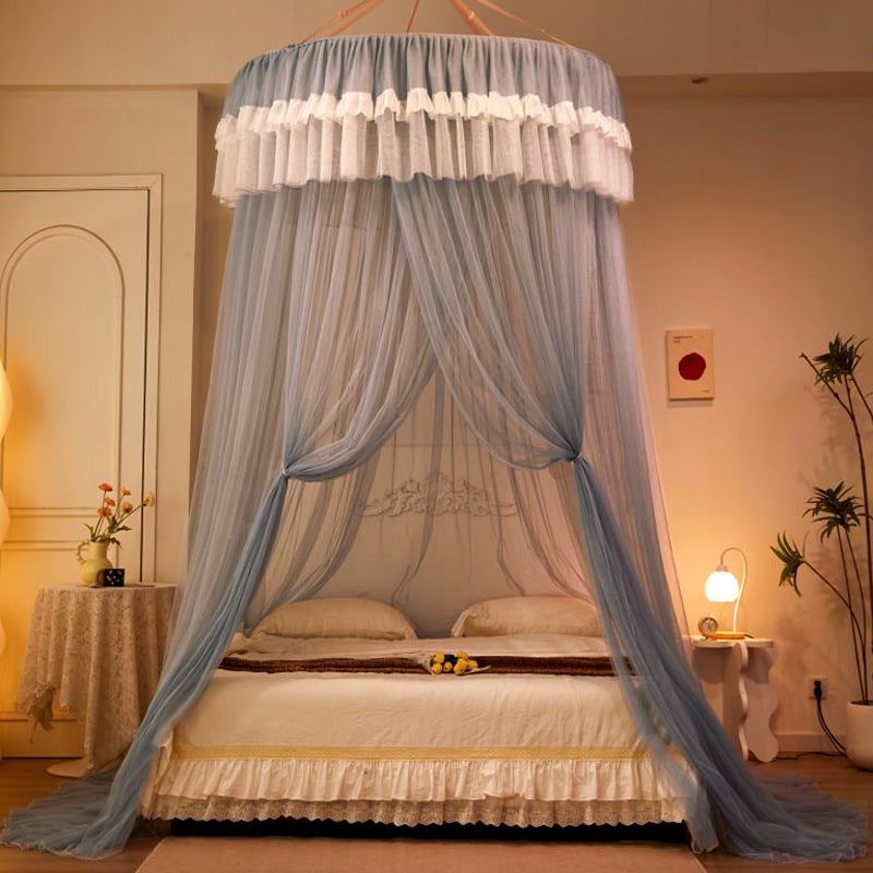 Uus sääsevõrk kodulaele kuppel tolmukindel lõng üheinimesevoodi universaalne ühevärviline sääsevastane lastevõrk erihinnaga