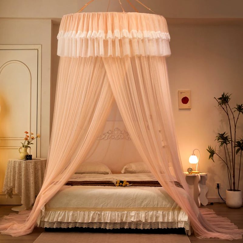 Uus sääsevõrk kodulaele kuppel tolmukindel lõng üheinimesevoodi universaalne ühevärviline sääsevastane lastevõrk erihinnaga