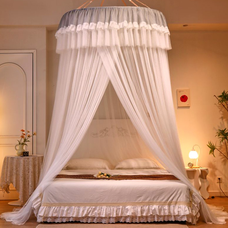 Uus sääsevõrk kodulaele kuppel tolmukindel lõng üheinimesevoodi universaalne ühevärviline sääsevastane lastevõrk erihinnaga