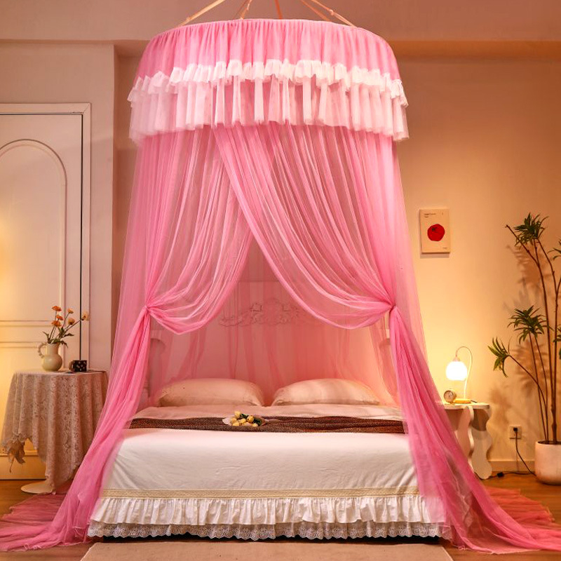 Uus sääsevõrk kodulaele kuppel tolmukindel lõng üheinimesevoodi universaalne ühevärviline sääsevastane lastevõrk erihinnaga