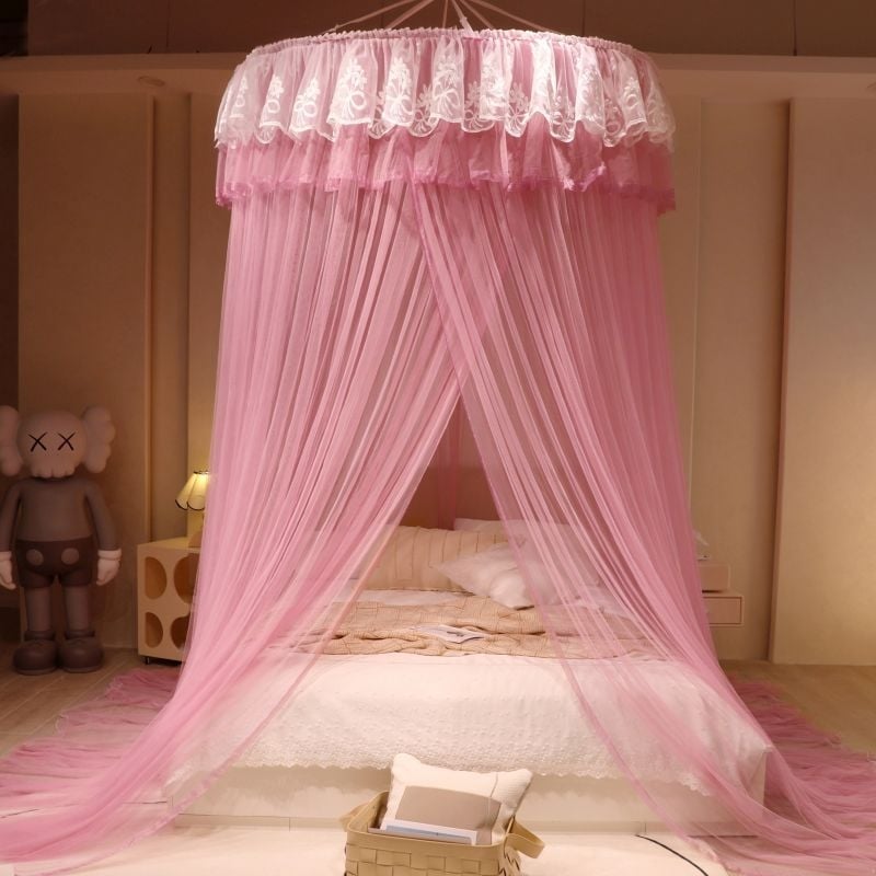 Uus sääsevõrk kodulaele kuppel tolmukindel lõng üheinimesevoodi universaalne ühevärviline sääsevastane lastevõrk erihinnaga