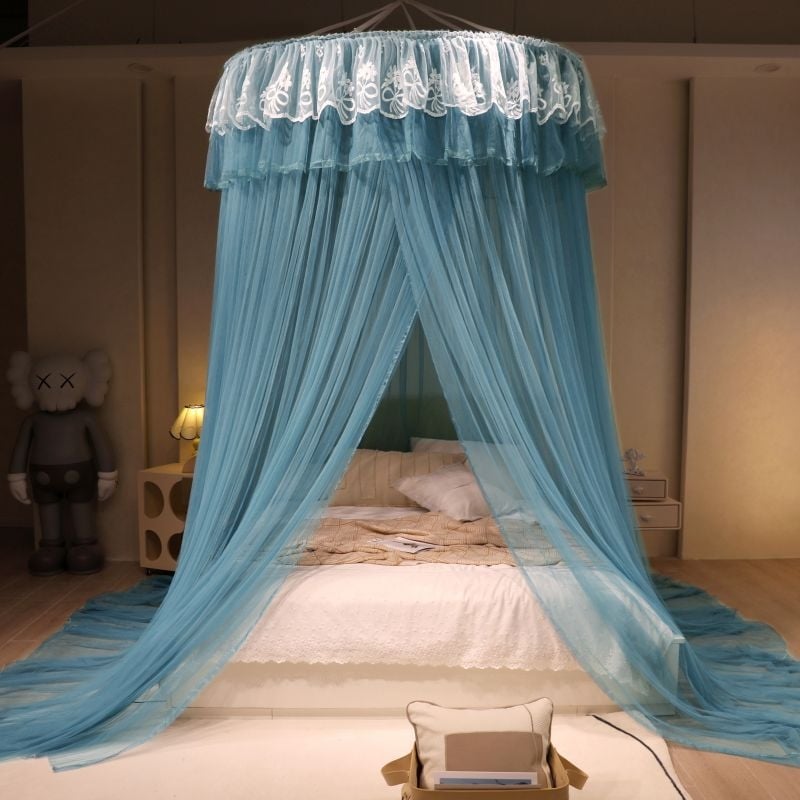 Uus sääsevõrk kodulaele kuppel tolmukindel lõng üheinimesevoodi universaalne ühevärviline sääsevastane lastevõrk erihinnaga