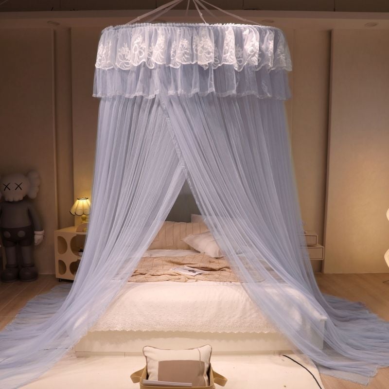 Uus sääsevõrk kodulaele kuppel tolmukindel lõng üheinimesevoodi universaalne ühevärviline sääsevastane lastevõrk erihinnaga