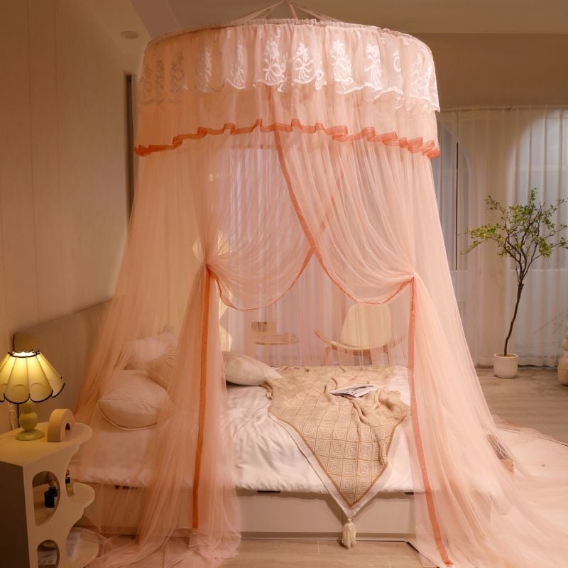 Uus sääsevõrk kodulaele kuppel tolmukindel lõng üheinimesevoodi universaalne ühevärviline sääsevastane lastevõrk erihinnaga