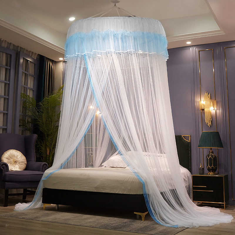 Uus sääsevõrk kodulaele kuppel tolmukindel lõng üheinimesevoodi universaalne ühevärviline sääsevastane lastevõrk erihinnaga