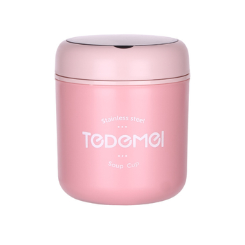 Piiriülene 304 roostevabast terasest hommikusöögitops majapidamises kasutatava mikrolaineahju suletud termostopsiga lauanõude lusikas kaanega tass hulgimüük