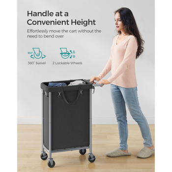 Καλάθι με βρώμικα ρούχα για το σπίτι, τροχήλατο, υπνοδωμάτιο, καρότσι με βρώμικα ρούχα, ράφι αποθήκευσης, τουαλέτα, μπάνιο, καλάθι αποθήκευσης πλυντηρίου