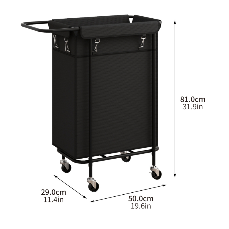 Nešvarių drabužių krepšelis Namų apyvokos reikmenų mobilus miegamasis Nešvarių drabužių vežimėlis Tualetas Vonios kambarys Skalbinių laikymo krepšelis