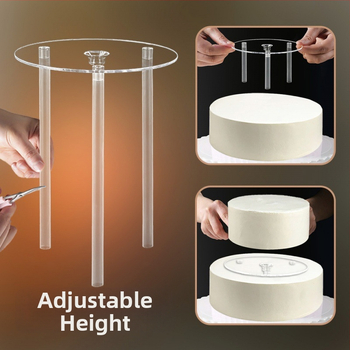 Tortų krūvos stovas, daugiasluoksnė krūvos tarpinė, 4 colių, 6 colių, 8 colių, 10 colių, permatomas atraminis rėmas, netinkamai suderintas, pakabinamas