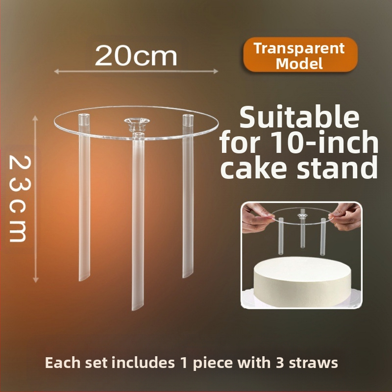 Tortų krūvos stovas, daugiasluoksnė krūvos tarpinė, 4 colių, 6 colių, 8 colių, 10 colių, permatomas atraminis rėmas, netinkamai suderintas, pakabinamas
