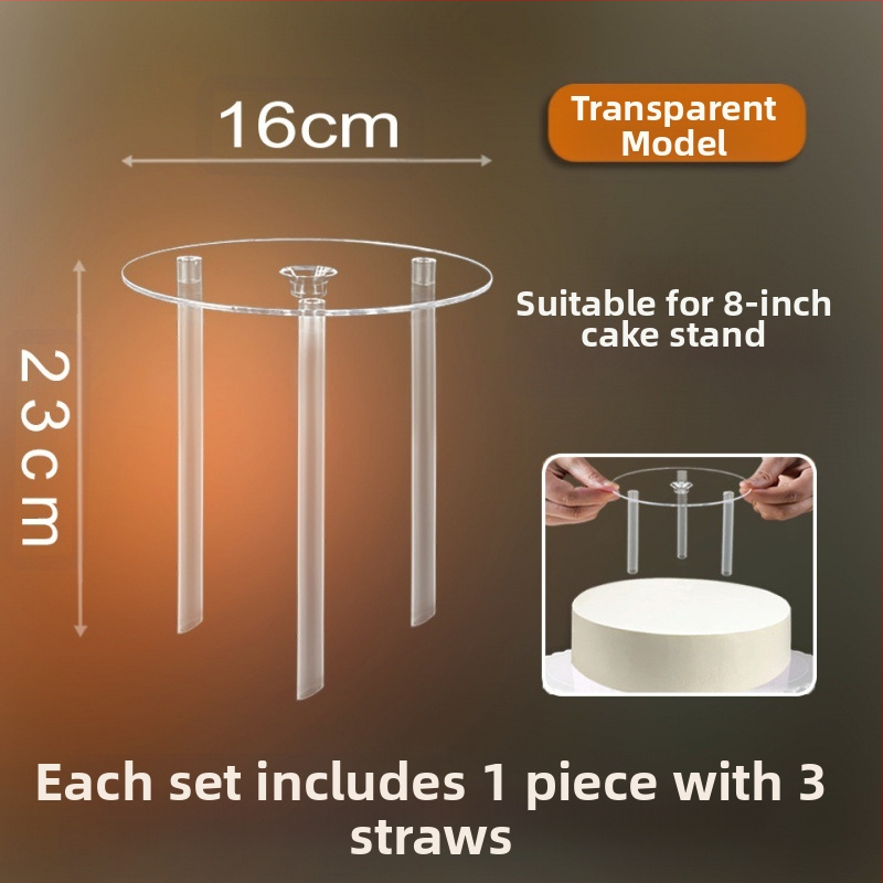 Tortų krūvos stovas, daugiasluoksnė krūvos tarpinė, 4 colių, 6 colių, 8 colių, 10 colių, permatomas atraminis rėmas, netinkamai suderintas, pakabinamas