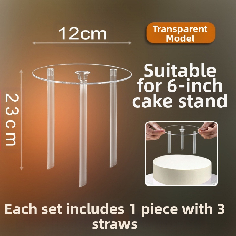 Tortų krūvos stovas, daugiasluoksnė krūvos tarpinė, 4 colių, 6 colių, 8 colių, 10 colių, permatomas atraminis rėmas, netinkamai suderintas, pakabinamas