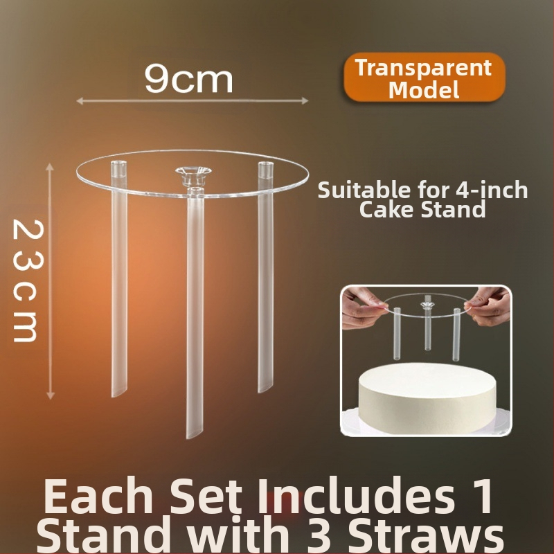 Tortų krūvos stovas, daugiasluoksnė krūvos tarpinė, 4 colių, 6 colių, 8 colių, 10 colių, permatomas atraminis rėmas, netinkamai suderintas, pakabinamas