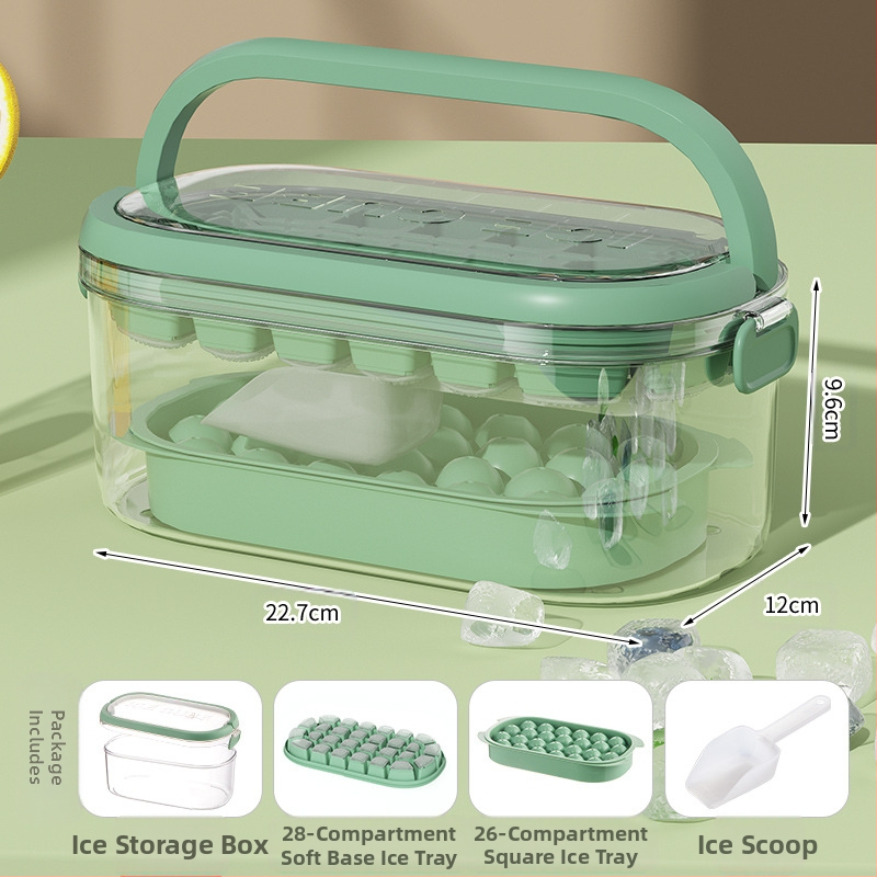 Ledo kibirėlis Buitinis šampano alaus kibirėlis Internetas Įžymybių plastikinis ledo padėklas Ledo dėžutė Baro reikmenys Lauko krepšys Skaidrus ledo kibirėlis