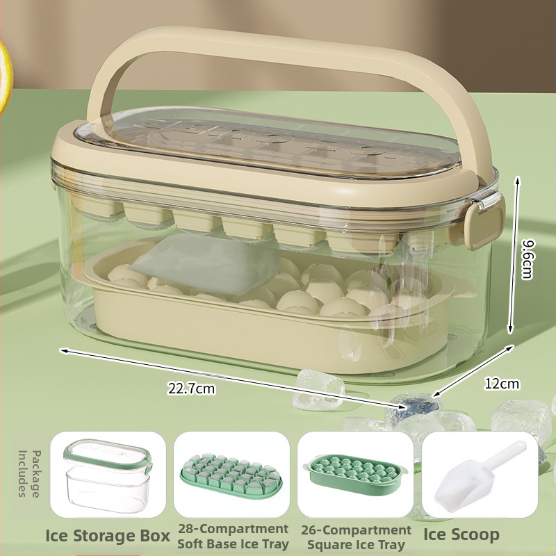 Ledo kibirėlis Buitinis šampano alaus kibirėlis Internetas Įžymybių plastikinis ledo padėklas Ledo dėžutė Baro reikmenys Lauko krepšys Skaidrus ledo kibirėlis