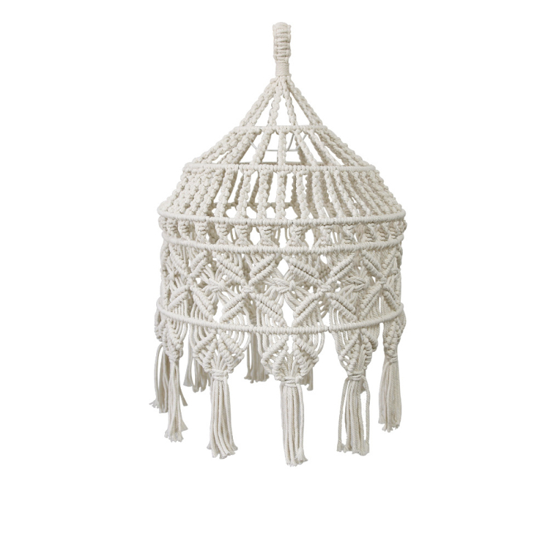 Νέος Βοημικός Φωτισμός Βαμβακερό Σχοινί Χειροποίητο Αμπαζούρ Αρχική Διαμονή Ξενοδοχείο Προσωπικότητα Δημιουργική Διακόσμηση Πολυελαίου