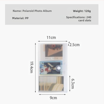 Εργοστασιακό άλμπουμ φωτογραφιών χονδρικής για φωτογραφίες Polaroid τριών ίντσας με τρία πλέγματα, αποθήκευση εισιτηρίων κινηματογράφου, συλλογή μικρών καρτών και συλλεκτικό άλμπουμ καρτών