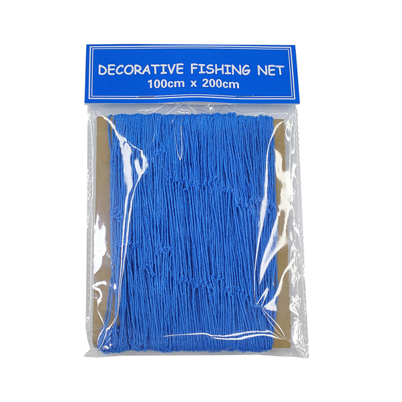 Средиземноморска декоративна рибарска мрежа с тънка линия от найлоново въже декоративна мрежа за детска градина фон стена креативна снимка декоративна висяща мрежа