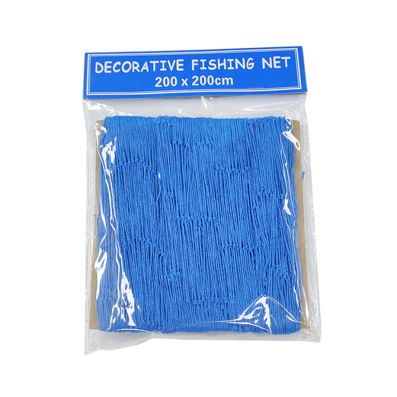 Средиземноморска декоративна рибарска мрежа с тънка линия от найлоново въже декоративна мрежа за детска градина фон стена креативна снимка декоративна висяща мрежа