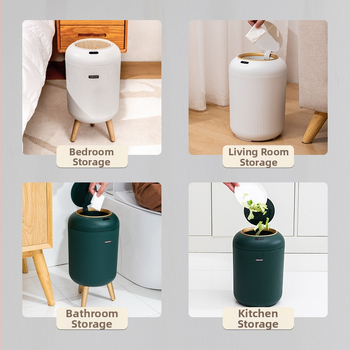 Mājas viedā sensora atkritumu tvertnes gaisma, luksusa, augstas vērtības, jauna viesnīcas virtuves, vannas istabas, plastmasas atkritumu tvertne