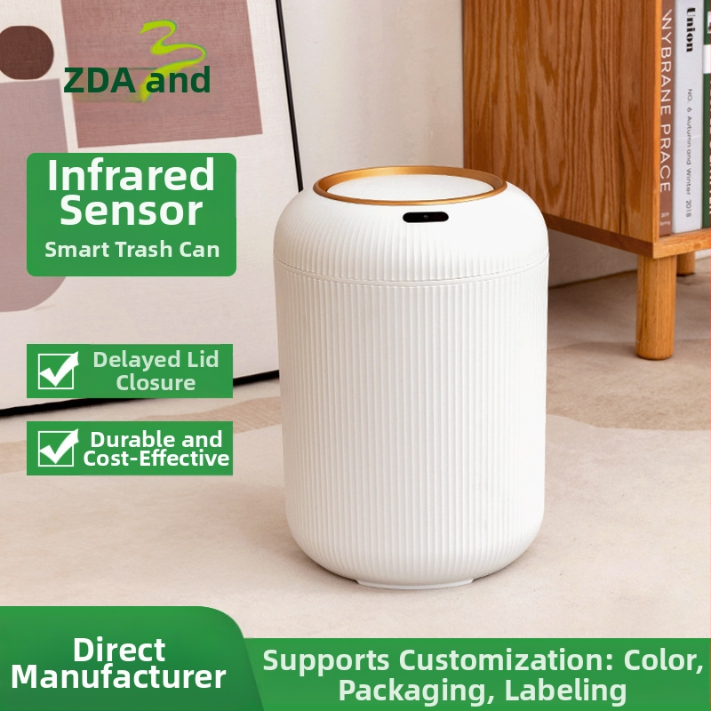 Mājas viedā sensora atkritumu tvertnes gaisma, luksusa, augstas vērtības, jauna viesnīcas virtuves, vannas istabas, plastmasas atkritumu tvertne