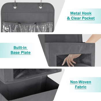 Ukse seinale riputatav kokkupandav kihiline konks PVC-aken multifunktsionaalne garderoobikapi hoiustuskott hulgimüük