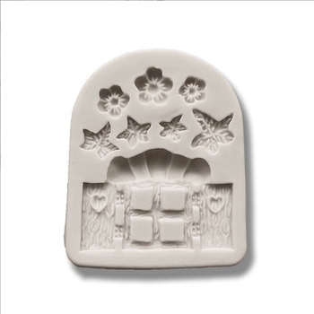 Συλλογή European Castle House από Chocolate Angel Fairy Chalet Garden Flip Sugar Gypsum Καλούπι Σιλικόνης