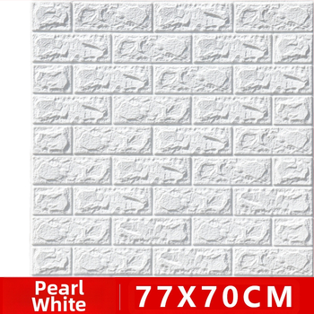 Αυτοκόλλητα τοίχου 3d απευθείας από εργοστάσιο, ταπετσαρία αντι-σύγκρουσης, αυτοκόλλητη ταπετσαρία από αφρώδες τούβλο, αδιάβροχη ταπετσαρία