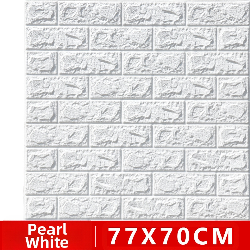 Tiesioginiai gamykliniai 3D sienų lipdukai, atsparūs susidūrimui, lipnūs tapetai, putplasčio plytų vandeniui atsparūs tapetai