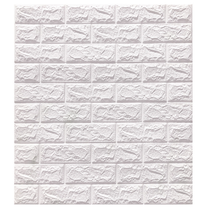 Tiesioginiai gamykliniai 3D sienų lipdukai, atsparūs susidūrimui, lipnūs tapetai, putplasčio plytų vandeniui atsparūs tapetai