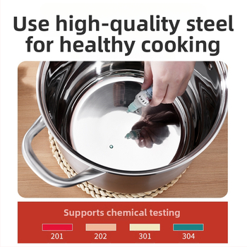 304 από ανοξείδωτο χάλυβα υψηλής κατσαρόλας σούπας με βαθύ τύμπανο μεγάλης χωρητικότητας, κατσαρόλα σούπας διπλού πυθμένα, ατμόλουτρο, κατσαρόλα σούπας για στιφάδο, δώρο κατσαρόλα