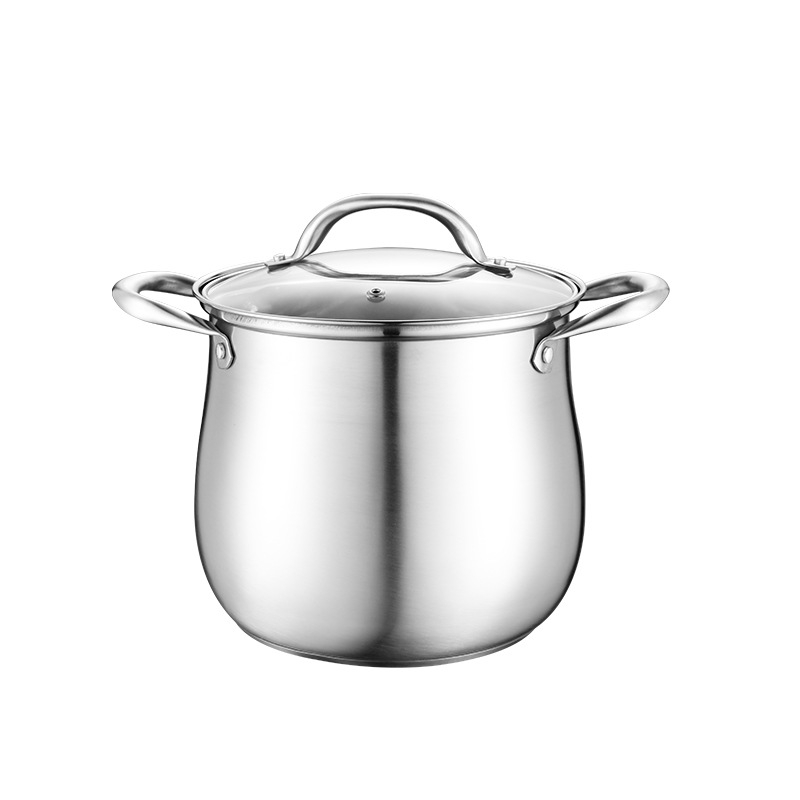 304 από ανοξείδωτο χάλυβα υψηλής κατσαρόλας σούπας με βαθύ τύμπανο μεγάλης χωρητικότητας, κατσαρόλα σούπας διπλού πυθμένα, ατμόλουτρο, κατσαρόλα σούπας για στιφάδο, δώρο κατσαρόλα