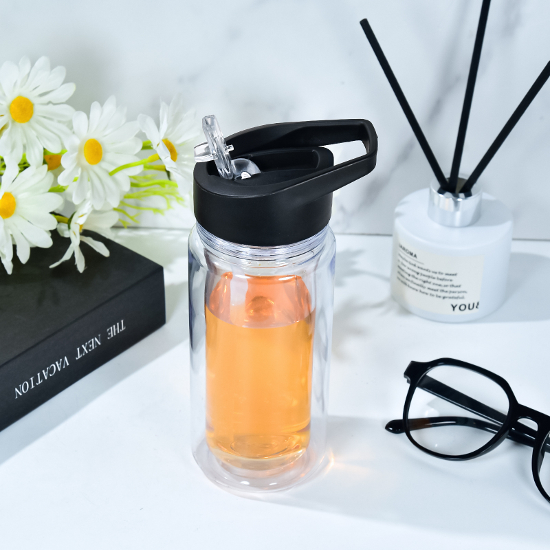 Dvisluoksnis 300 ml vaikiškas dugnas su skylutėmis, sportinis šiaudelių puodelis, blizgučiais, blizgučiais iš popieriaus, „pasidaryk pats“ puodelis sniego gniūžtėmis