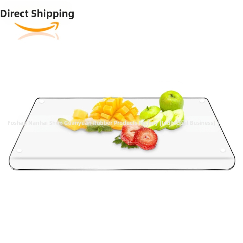 Skaidri akrilinė pjaustymo lentelė, virtuvės pjaustymo lentelė, vaisių ir daržovių pjaustymo lentelė, virto maisto pjaustymo lentelė, duonos pjaustymo lentelė, stalviršio pjaustymo lentelė